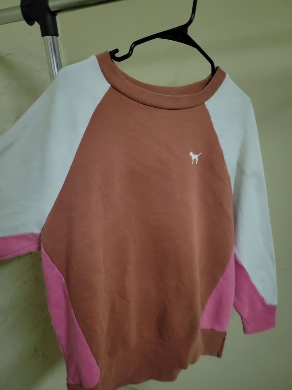 Vs Victorias Secret Pink  Crew Sweater Jacket Top Sienna S